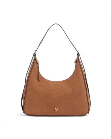PINKO BOLSA DE OMBRO MODELO A0F6 COR MARROM L17Y