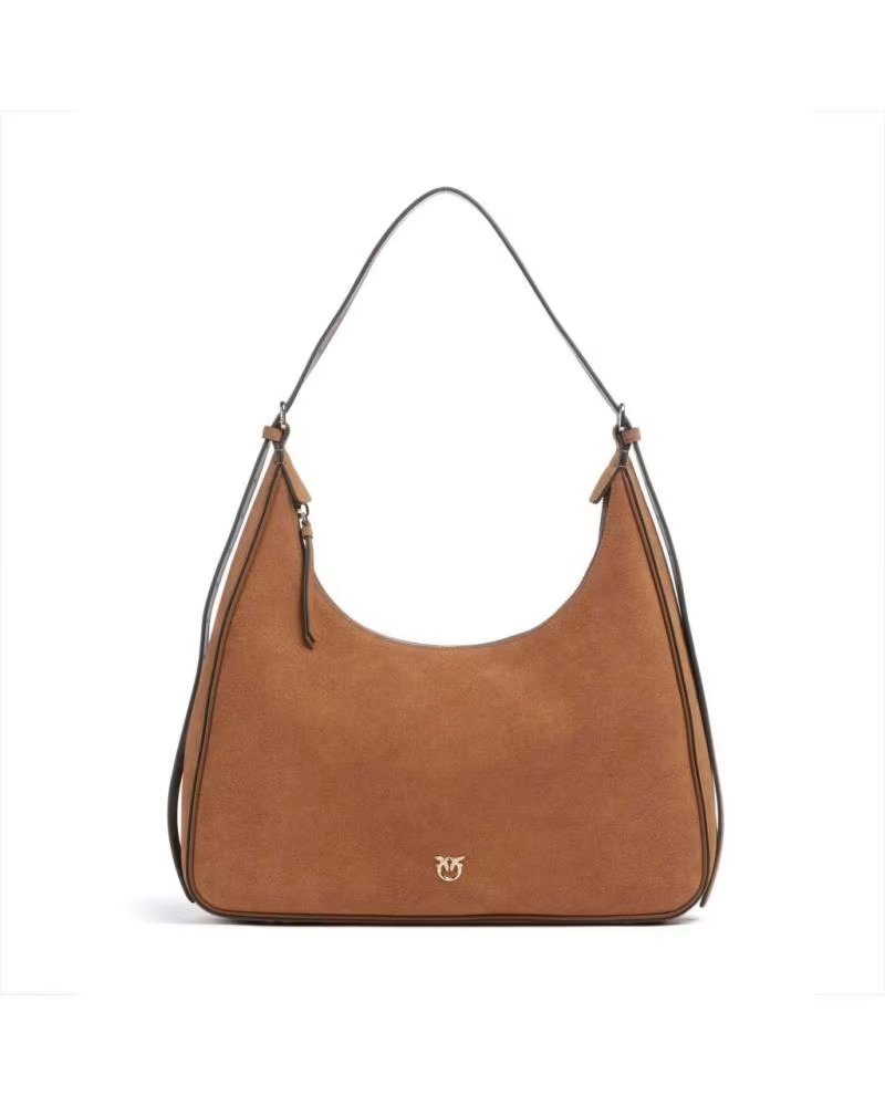 PINKO BOLSA DE OMBRO MODELO A0F6 COR MARROM L17Y