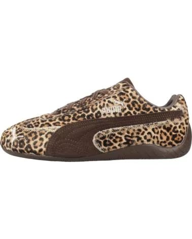 PUMA BASKETS SPEEDCAT WILD WNS IMPRIMÉ ANIMAL BROWN