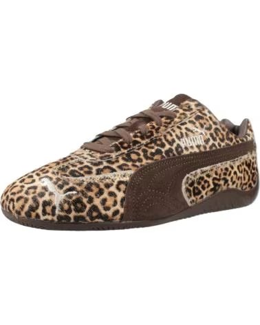 PUMA BASKETS SPEEDCAT WILD WNS IMPRIMÉ ANIMAL BROWN