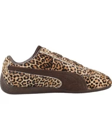 PUMA BASKETS SPEEDCAT WILD WNS IMPRIMÉ ANIMAL BROWN