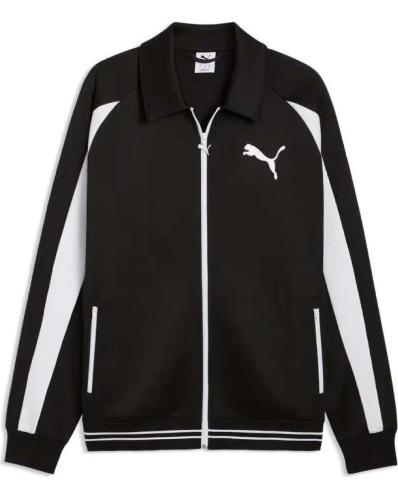 PUMA CASACO DE FATO DE TREINO T7 BIG CAT PRETO BLACK