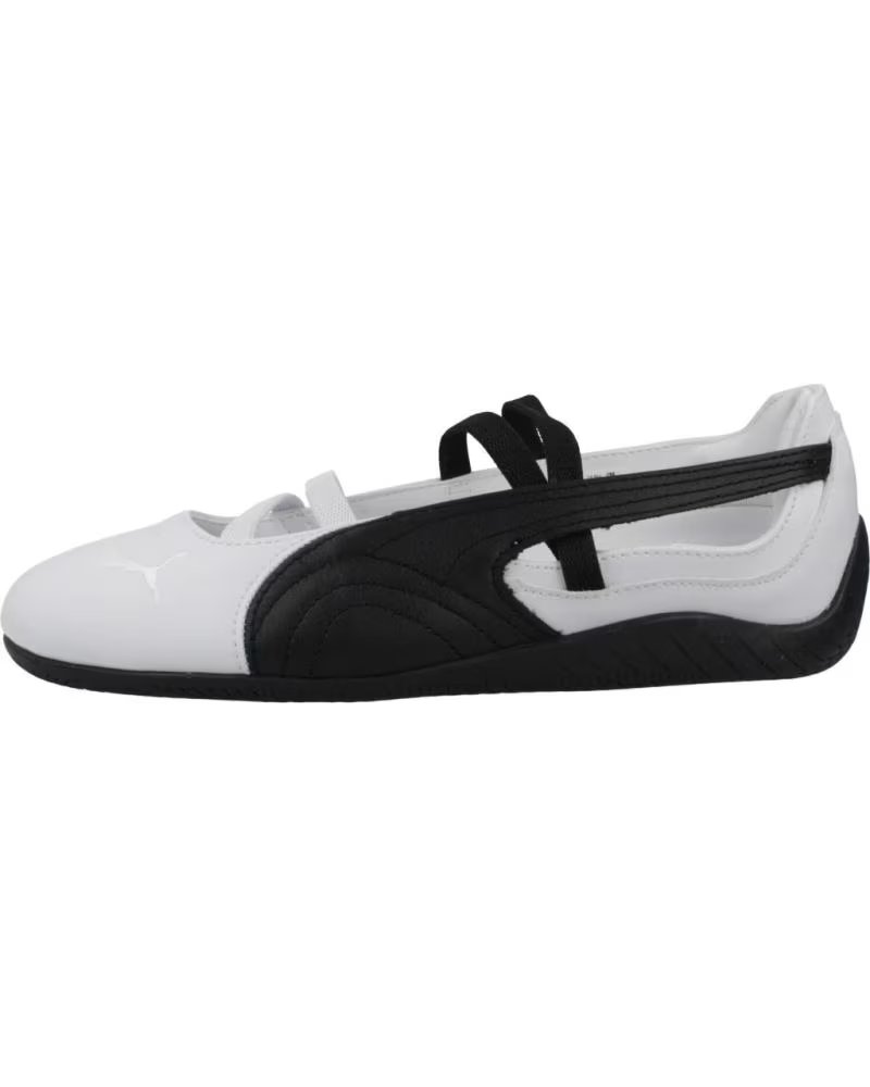 PUMA BALLERINE DONNA SPEEDCAT BALLET LTHR BIANCO WHITE