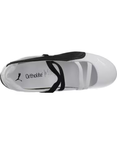 PUMA BALLERINE DONNA SPEEDCAT BALLET LTHR BIANCO WHITE