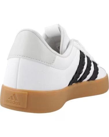 ADIDAS SNEAKERS DONNA VL COURT 30, BIANCHE CON SUOLA IN GOMMA WHITE