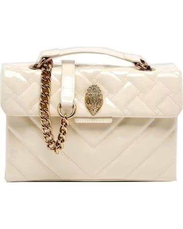 KURT GEIGER LONDON BOLSO LEATHER KENSINGTON BAG NUDE NATURAL NTURAL