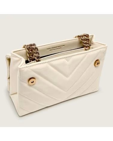 KURT GEIGER LONDON BOLSO LEATHER KENSINGTON BAG NUDE NATURAL NTURAL