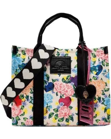 KURT GEIGER LONDON BORSA TOTE SOUTHBANK FLOREALE MULTICOLORE CHRCL