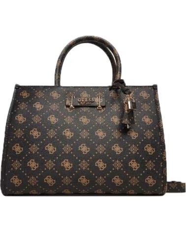 GUESS BORSA TOTE SILIA NERA STAMPATA ESL