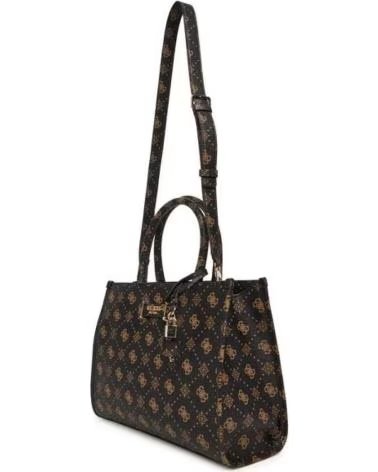 GUESS BORSA TOTE SILIA NERA STAMPATA ESL