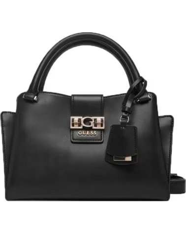 GUESS BOLSOS MUJER MODELO JANE SMALL SATCHEL COLOR NEGRO BLA