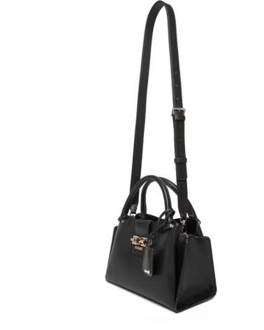 GUESS BOLSOS MUJER MODELO JANE SMALL SATCHEL COLOR NEGRO BLA