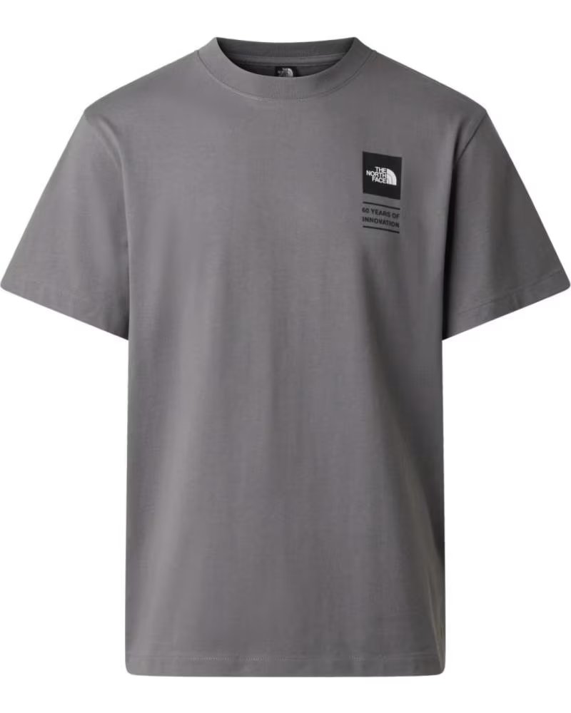 THE NORTH FACE CAMISETA THE NF0A8GAQ0UZ1, DISEÑO GRÁFICO, GRIS SMDPR