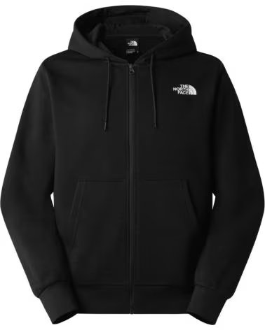 THE NORTH FACE SUDADERA CON CAPUCHA SUDADERA CON CAPUCHA SIMPLE DOME LIGHT FULL NEGRO EN NEGRO PARA UNISEX ZIP