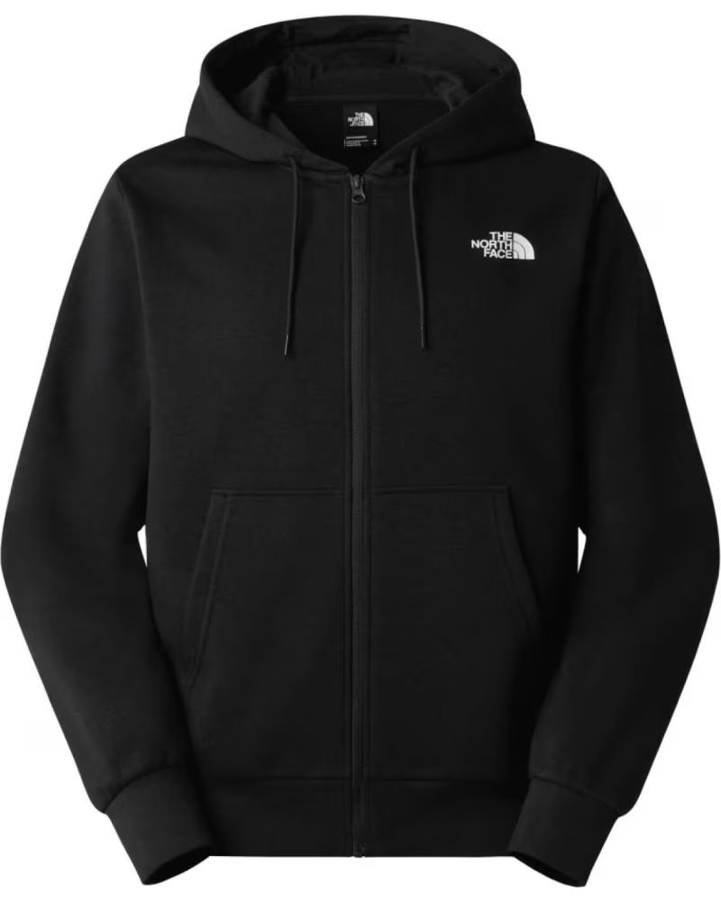 THE NORTH FACE SUDADERA CON CAPUCHA SUDADERA CON CAPUCHA SIMPLE DOME LIGHT FULL NEGRO EN NEGRO PARA UNISEX ZIP