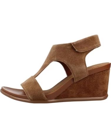 ALPE SANDALIAS MUJER MODELO 5614 11 COLOR MARRON CUERO