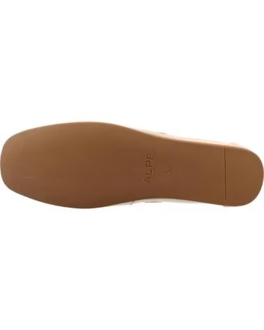 ALPE MOCASINES 55642 PLANO ESTILO NÁUTICO BEIGE BEIG