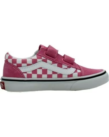 VANS OFF THE WALL Zapatillas Vans Old Skool V en rosa para ninas MEDIUM PINK