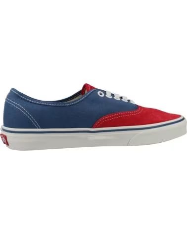 VANS OFF THE WALL THE UNISEX SNEAKER ZWEIFARBIG ROT UND BLAU ROJO