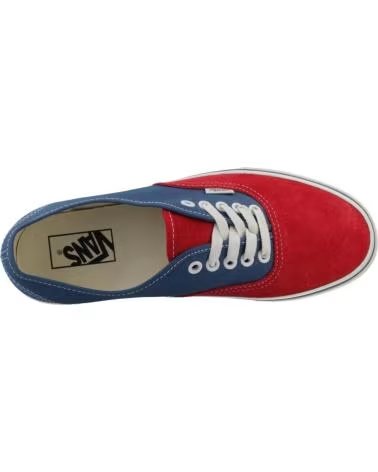 VANS OFF THE WALL THE UNISEX SNEAKER ZWEIFARBIG ROT UND BLAU ROJO