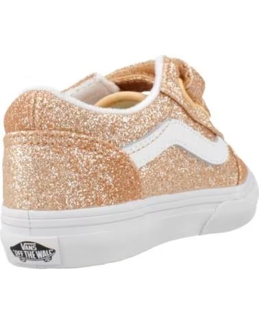 VANS OFF THE WALL TÊNIS OLD SKOOL V GLITTER APRICOT GLOW