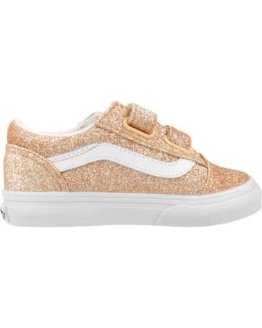 VANS OFF THE WALL TÊNIS OLD SKOOL V GLITTER APRICOT GLOW