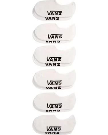 VANS OFF THE WALL MEIAS THE MODELO VN000QCDWHT1 WHITE