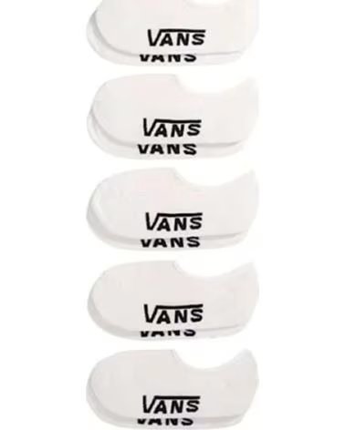 VANS OFF THE WALL MEIAS THE MODELO VN000QCDWHT1 WHITE