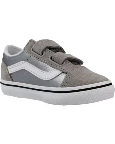 VANS OFF THE WALL ZAPATILLAS OLD SKOOL V MTLC PLATA PARA NIÑO
