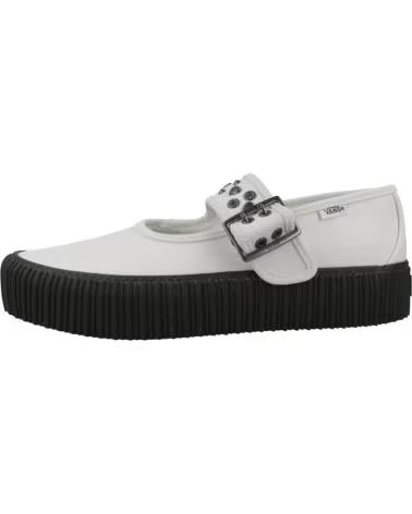 VANS OFF THE WALL MARY JANE CREEPER LOVE BALLERINAS WEISS WHITE