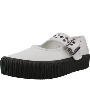 VANS OFF THE WALL MARY JANE CREEPER LOVE BALLERINAS WEISS WHITE