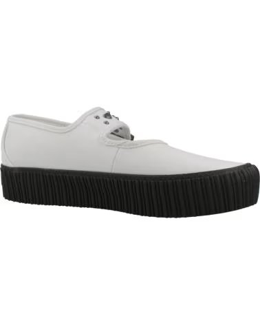 VANS OFF THE WALL MARY JANE CREEPER LOVE BALLERINAS WEISS WHITE