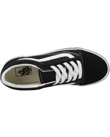 VANS OFF THE WALL SNEAKERS OLD SKOOL JUNIOR NERO-BIANCO