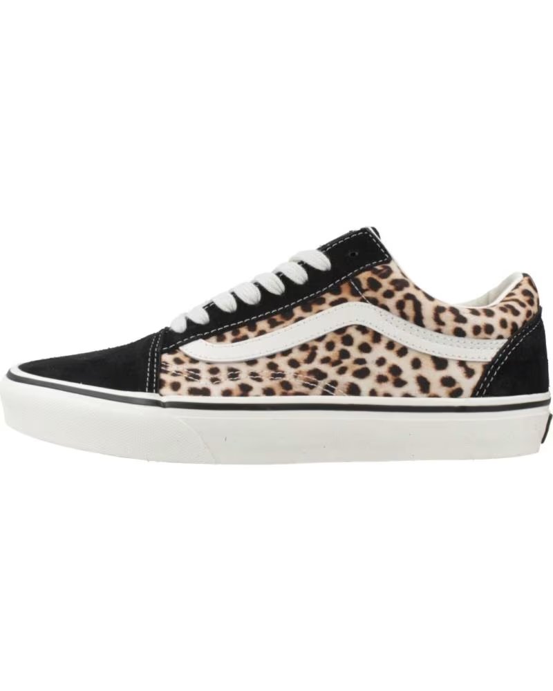 VANS OFF THE WALL MTE CROSSPATH SNEAKER ANIMAL PRINT SCHWARZ BLACK