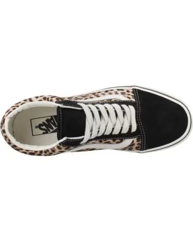 VANS OFF THE WALL MTE CROSSPATH SNEAKER ANIMAL PRINT SCHWARZ BLACK
