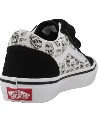 VANS OFF THE WALL ZAPATILLAS NINO VANS MODELO OLD SKOOL V SKULLS COLOR NEGRO M MULTI