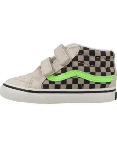 VANS OFF THE WALL ZAPATILLAS SK8-MID REISSUE V GLOW PARA NIÑO TAUPE