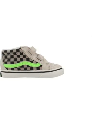 VANS OFF THE WALL ZAPATILLAS SK8-MID REISSUE V GLOW PARA NIÑO TAUPE