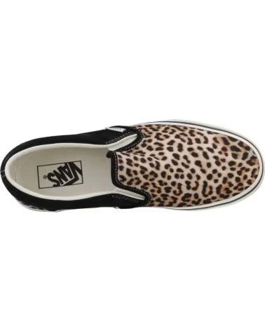 VANS OFF THE WALL TÊNIS CLASSIC SLIP-ON LEOPARDO BLKLPD