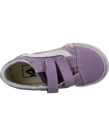 VANS OFF THE WALL OLD SKOOL SNEAKER MIT KLETTVERSCHLUSS UND SCHMETTERLINGSDESIGN ORCHID