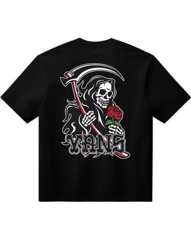 VANS OFF THE WALL CAMISETA DE MANGA CORTA VANS SO LONG REAPER EN NEGRO PARA HOMBRE BLACK