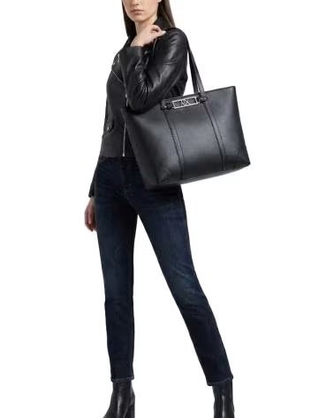 ARMANI EXCHANGE BOLSA MULHER MODELO XW002608 AF1563 PRETO UC010
