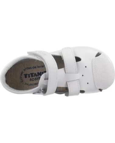 TITANITOS SANDALI PER BAMBINI L500 RICARDO BIANCHI BLANCO