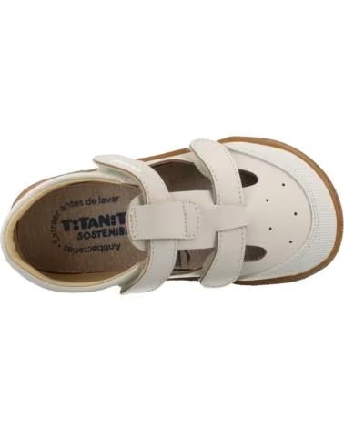 SANDALES RESPECTUEUSES TITANITOS L540 JULIO IVOIRE MARFIL