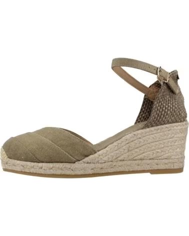 TONI PONS ALPARGATAS MUJER MODELO CLARAT COLOR VERDE CAQUI