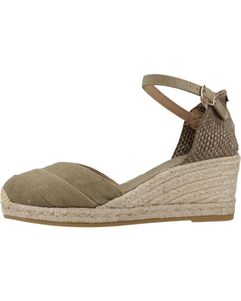 TONI PONS ALPARGATAS MUJER MODELO CLARAT COLOR VERDE CAQUI