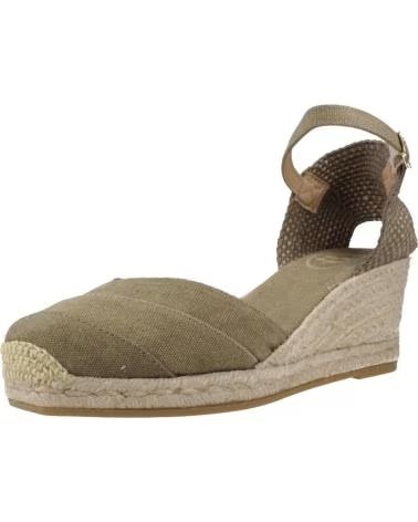 TONI PONS ALPARGATAS MUJER MODELO CLARAT COLOR VERDE CAQUI