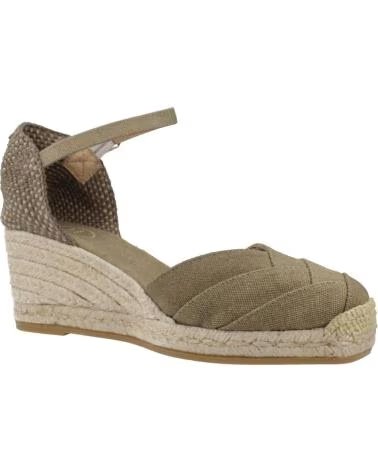 TONI PONS ALPARGATAS MUJER MODELO CLARAT COLOR VERDE CAQUI