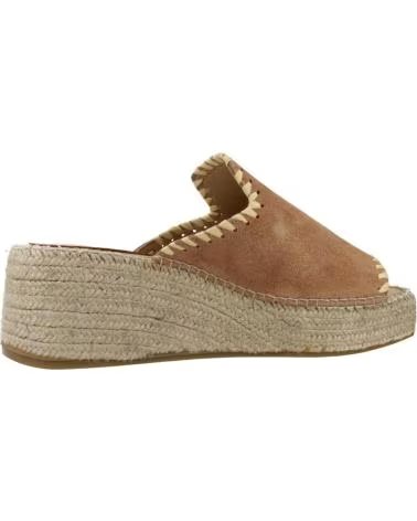 TONI PONS SANDALEN MODELL ILENIA MIT KEILABSATZ IN BRAUN CAMEL