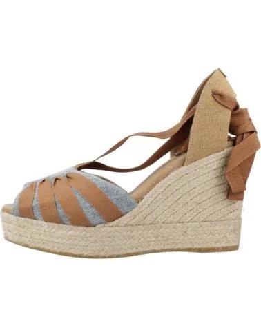 TONI PONS ALPARGATAS MUJER MODELO PALS CCT COLOR MARRON CUIRO